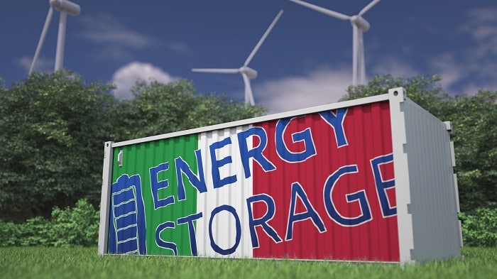 Włochy magazynowanie energii