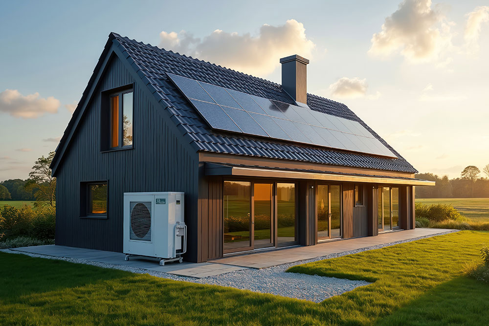 Pompa ciepła i fotowoltaika w domu jednorodzinnym