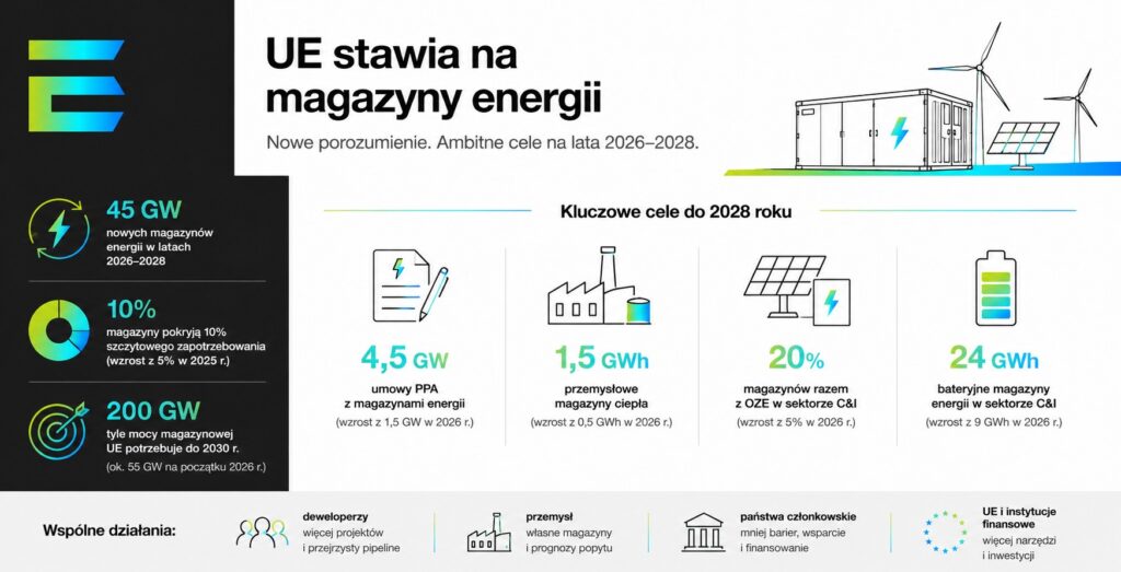 Nowy plan UE dla magazynów energii