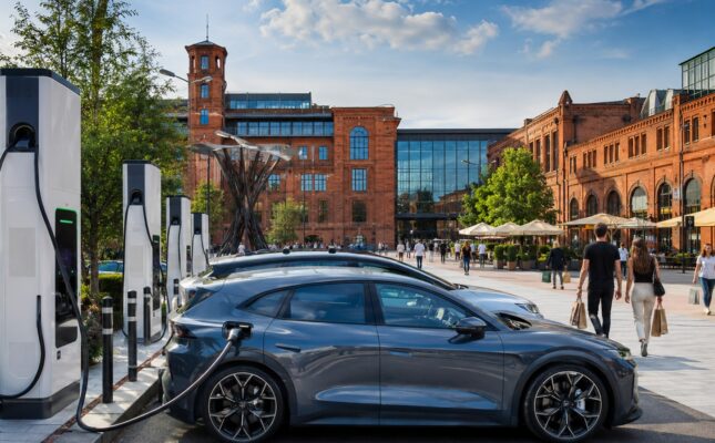 Jeden z najbardziej rozpoznawalnych kompleksów handlowych zyskał hub ładowania aut elektrycznych