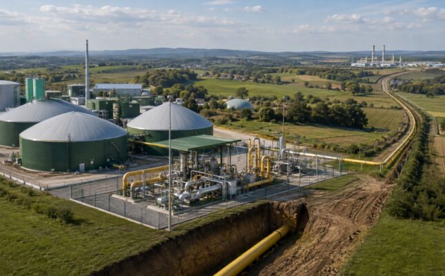Prawie 20 km gazociągu tylko dla jednej biometanowni
