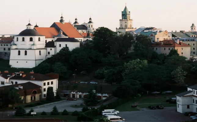 Panorama Lublina, okolice Starego Miasta.