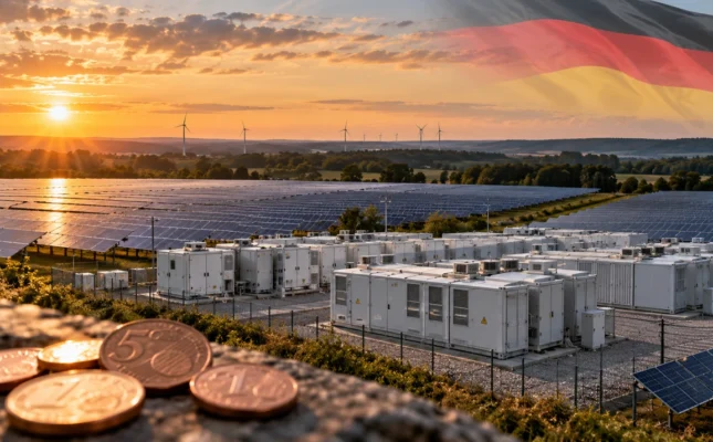 Niemcy stawiają na projekty łączące PV z magazynami energii