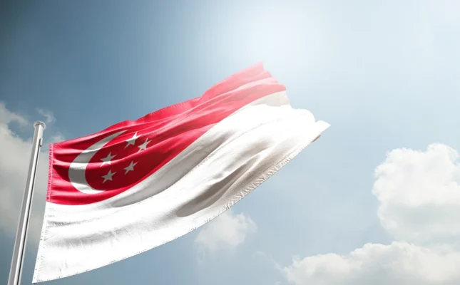 Flaga Singapuru